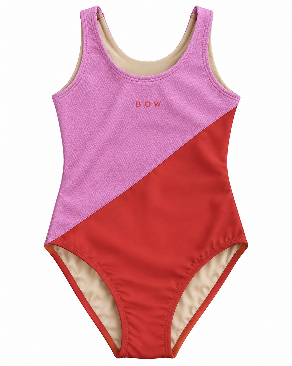 MAILLOT FLEX | Rosa/Tijolo