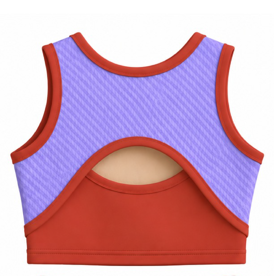 TOP MOVE | Lilás/Terracotta